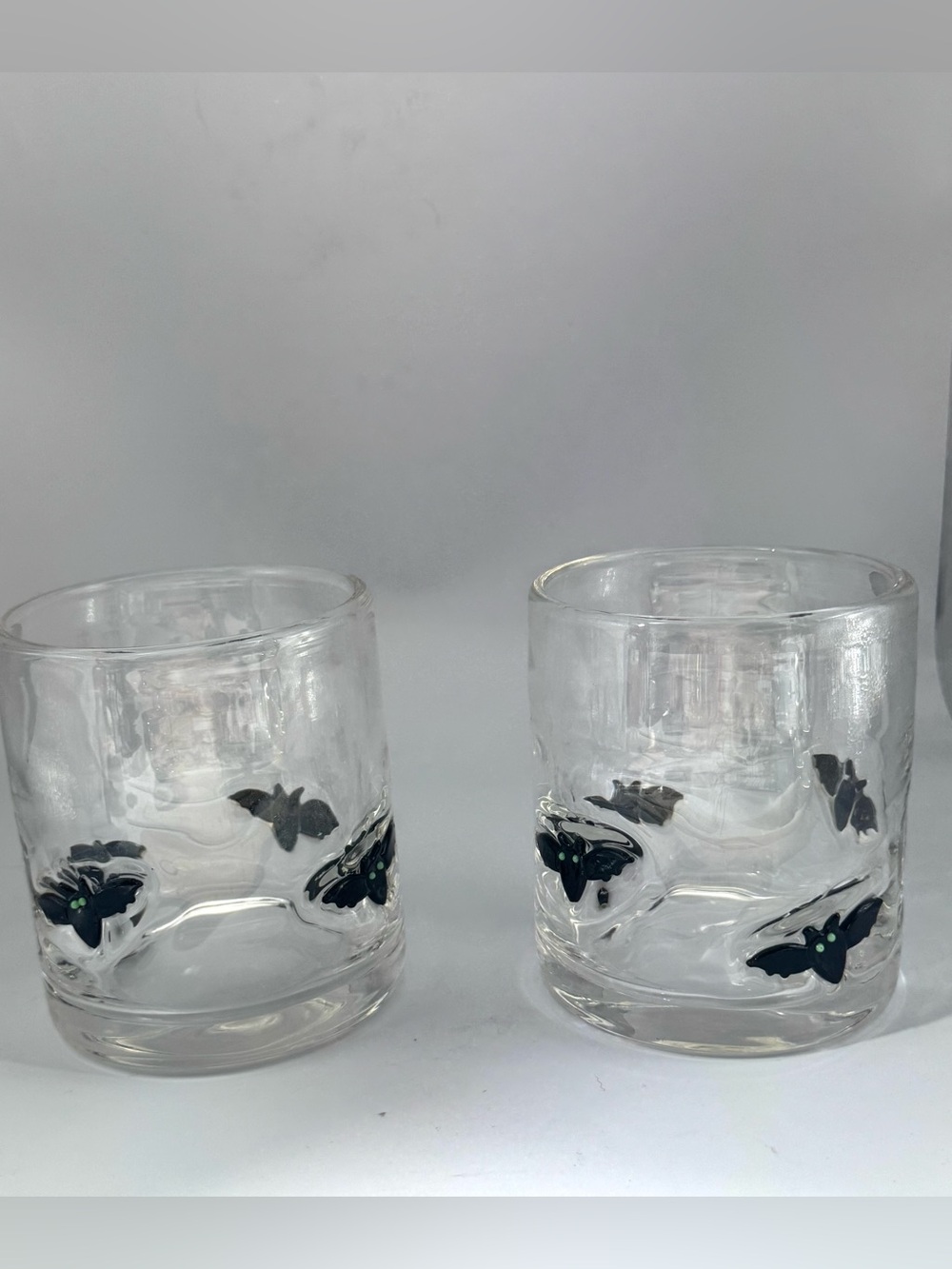 Set of 2 Halloween Clean with Black Bat